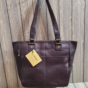 Le Donne Leather Company Shoulder Bag NWT